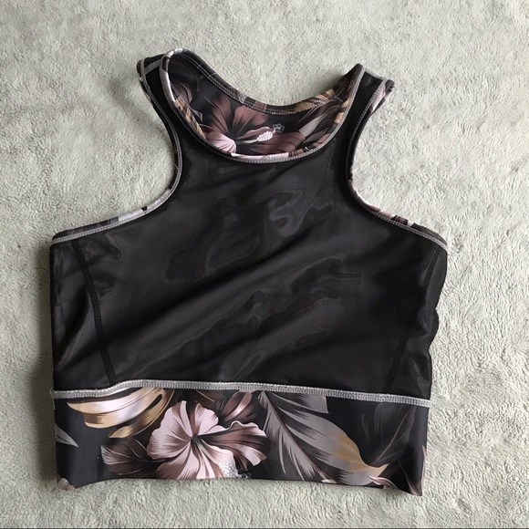 Stronger The Label Freedom Floral Hawaiian Crop - Picture 9 of 11